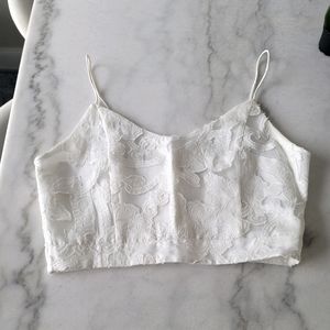 White Crop Top